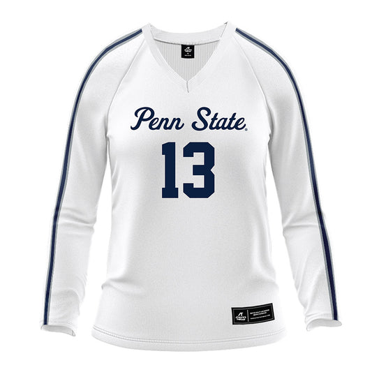 Penn State - NCAA Women's Volleyball : Emmi Sellman - White Volleyball Jersey-0
