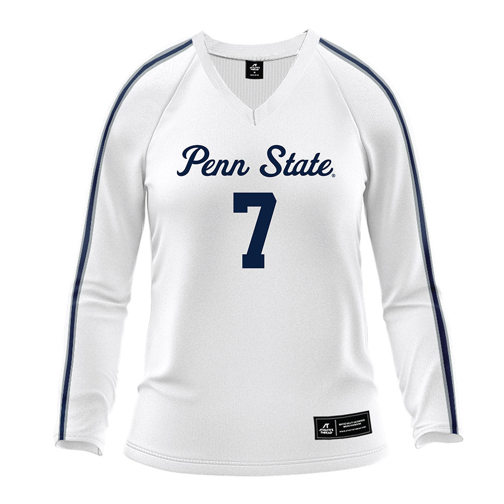Penn State - NCAA Women's Volleyball : Ryla Jones - White Volleyball Jersey-0