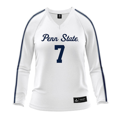 Penn State - NCAA Women's Volleyball : Ryla Jones - White Volleyball Jersey-0