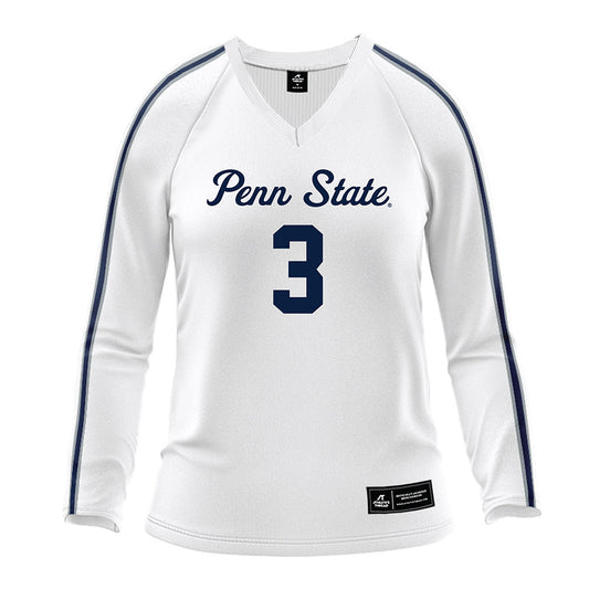 Penn State - NCAA Women's Volleyball : Danielle Whitmire - White Volleyball Jersey-0