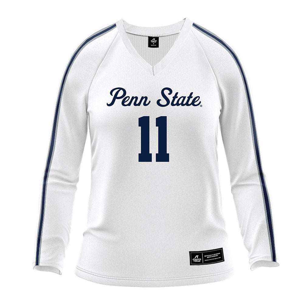 Penn State - NCAA Women's Volleyball : Jocelyn Nathan - White Volleyball Jersey-0