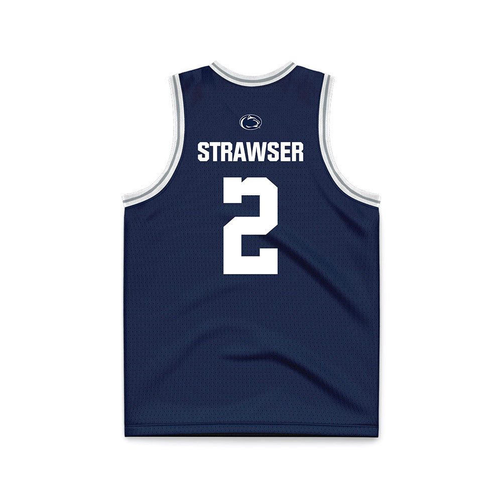 Penn State - NCAA Women's Field Hockey : Katelyn Strawser - Navy Basketball Jersey-1