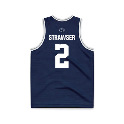 Penn State - NCAA Women's Field Hockey : Katelyn Strawser - Navy Basketball Jersey-1