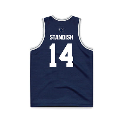 Penn State - NCAA Women's Field Hockey : Cam Standish - Navy Basketball Jersey-1