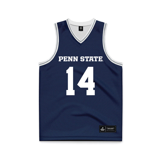 Penn State - NCAA Women's Field Hockey : Cam Standish - Navy Basketball Jersey-0