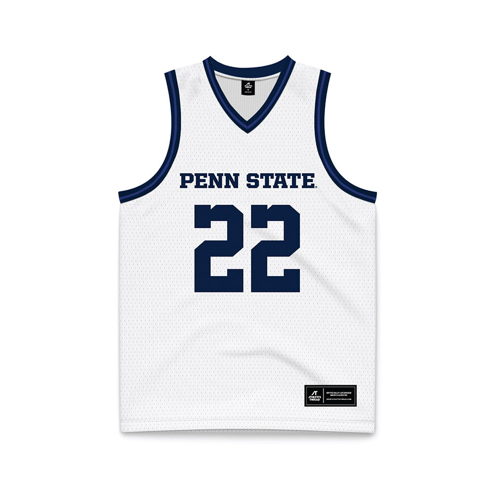 Penn State - NCAA Women's Field Hockey : Emmy McCulley - White Basketball Jersey-0