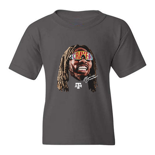 Texas A&M - NCAA Football : Mario Craver - GameFace Youth T-Shirt-0