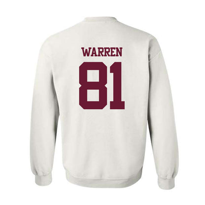Texas A&M - NCAA Football : Jayden Warren - Statement Shersey Crewneck Sweatshirt-1