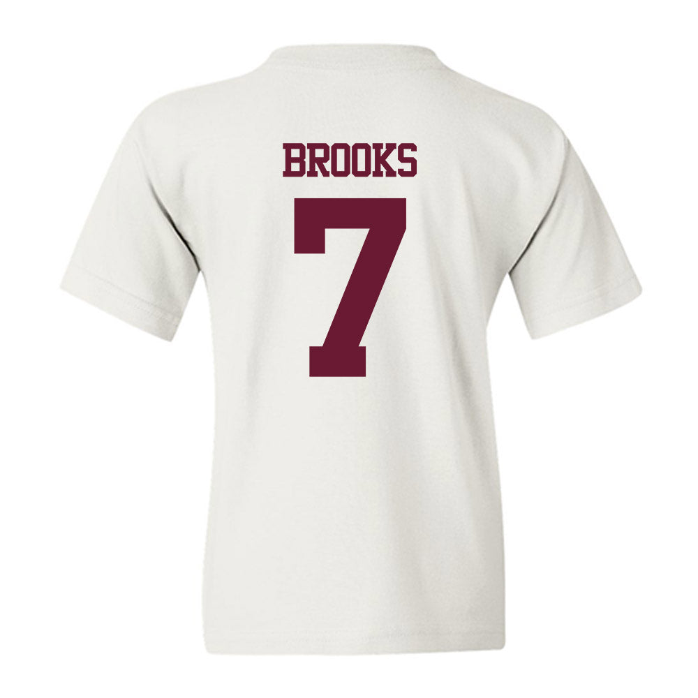 Texas A&M - NCAA Football : Dalton Brooks - Statement Shersey Youth T-Shirt-1
