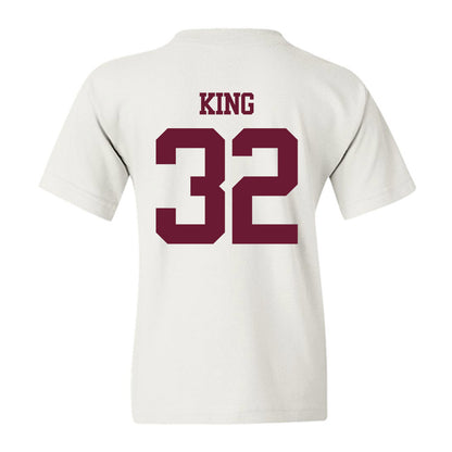 Texas A&M - NCAA Football : Taiyion King - Statement Shersey Youth T-Shirt-1