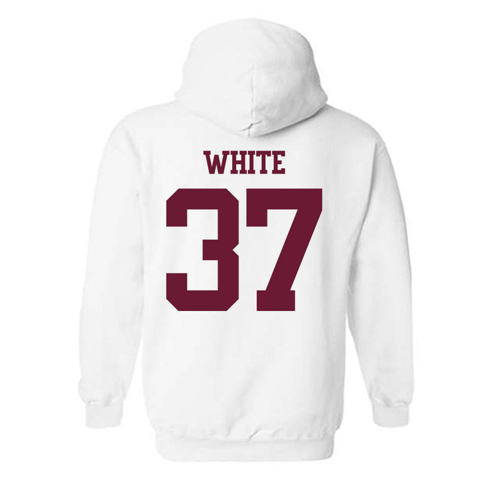 Texas A&M - NCAA Football : Tyler White - Statement Shersey Hooded Sweatshirt-1