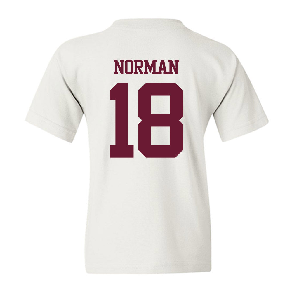Texas A&M - NCAA Football : TK Norman - Statement Shersey Youth T-Shirt-1