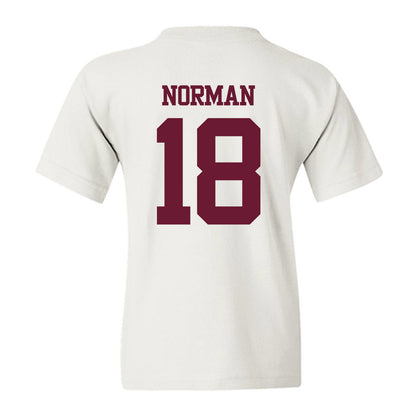 Texas A&M - NCAA Football : TK Norman - Statement Shersey Youth T-Shirt-1