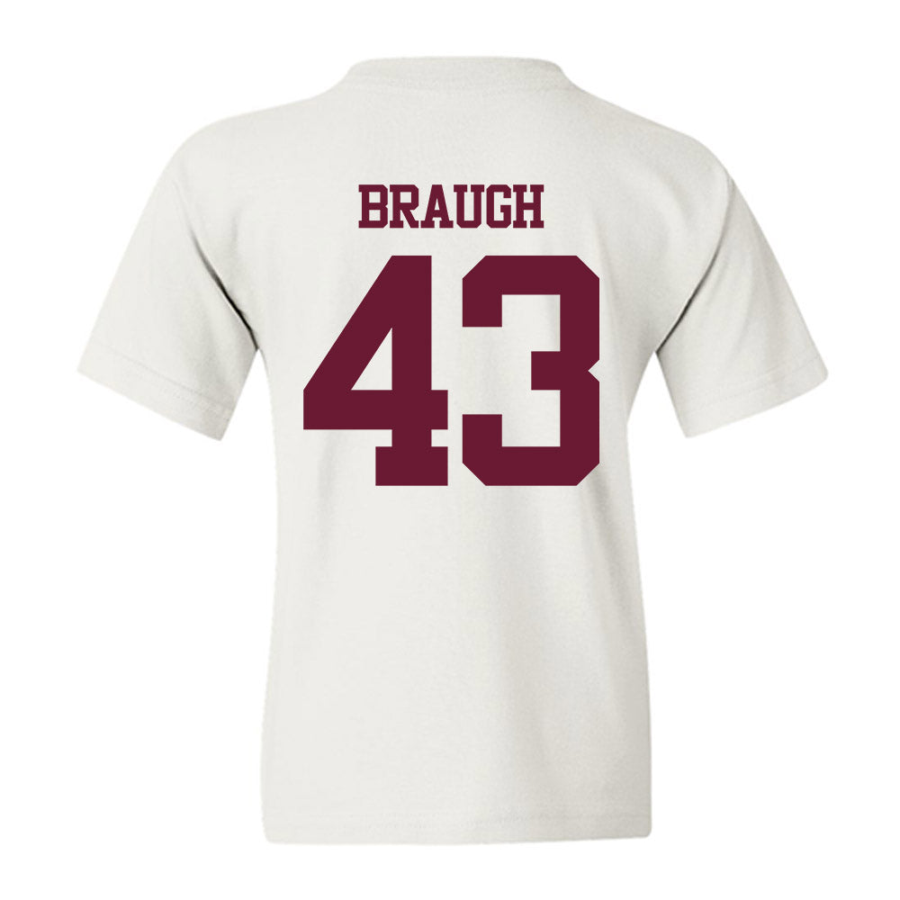 Texas A&M - NCAA Football : Carter Braugh - Statement Shersey Youth T-Shirt-1