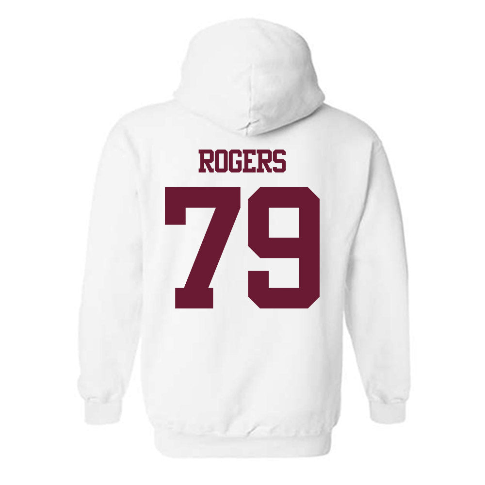 Texas A&M - NCAA Football : Lamont Rogers - Statement Shersey Hooded Sweatshirt-1