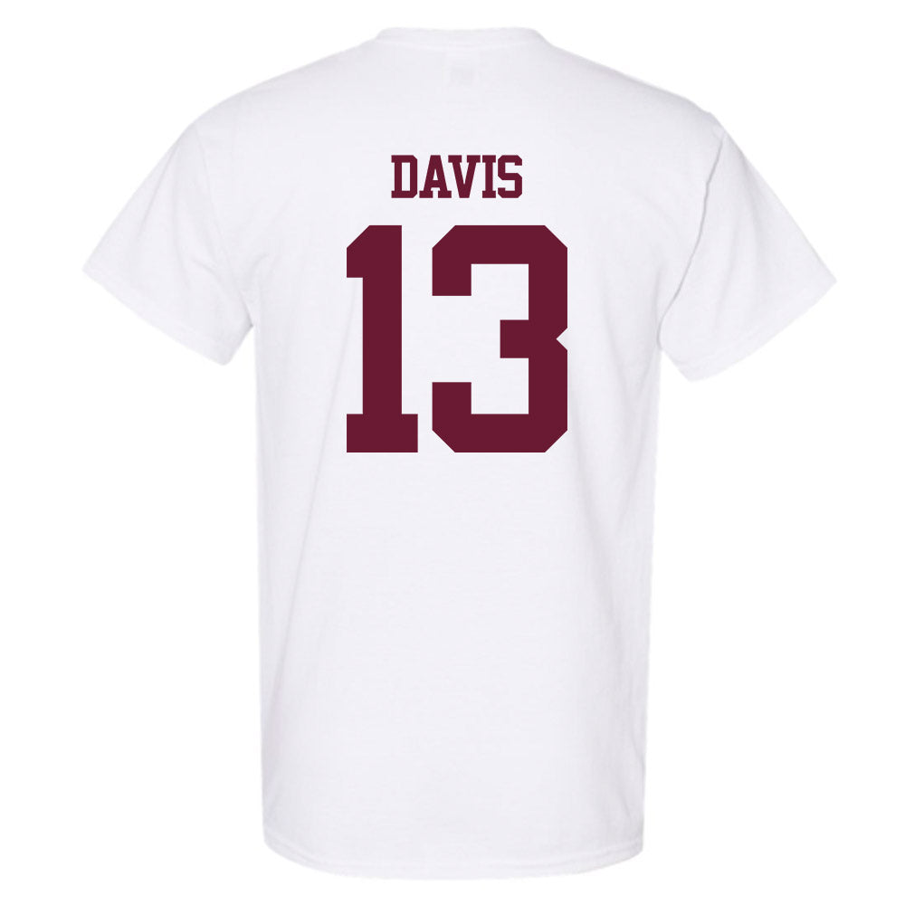 Texas A&M - NCAA Football : Myles Davis - Statement Shersey T-Shirt-1