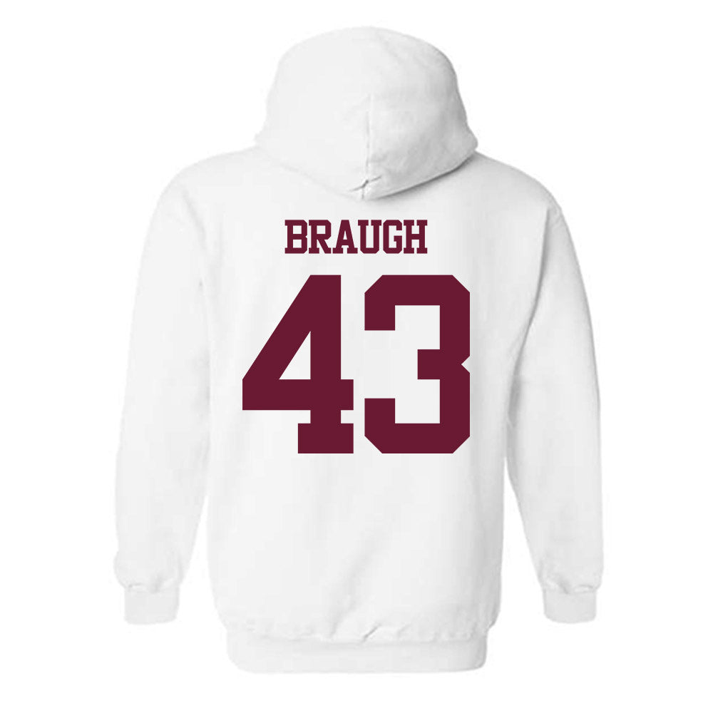 Texas A&M - NCAA Football : Carter Braugh - Statement Shersey Hooded Sweatshirt-1