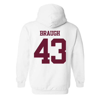 Texas A&M - NCAA Football : Carter Braugh - Statement Shersey Hooded Sweatshirt-1