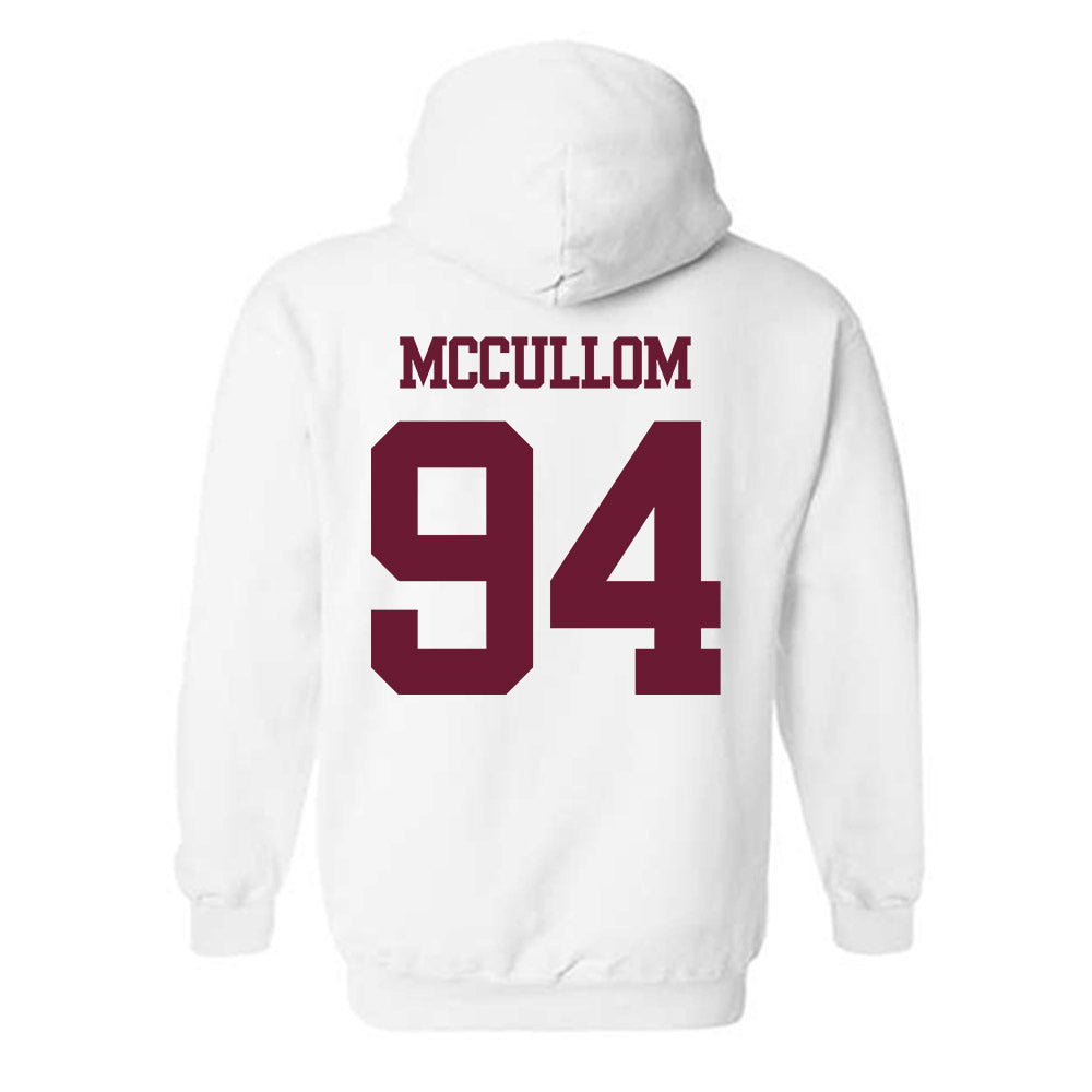 Texas A&M - NCAA Football : Angelo McCullom - Statement Shersey Hooded Sweatshirt-1
