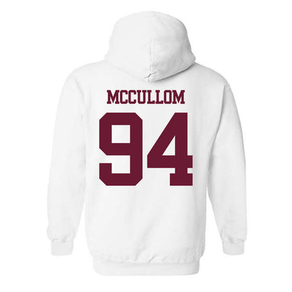 Texas A&M - NCAA Football : Angelo McCullom - Statement Shersey Hooded Sweatshirt-1