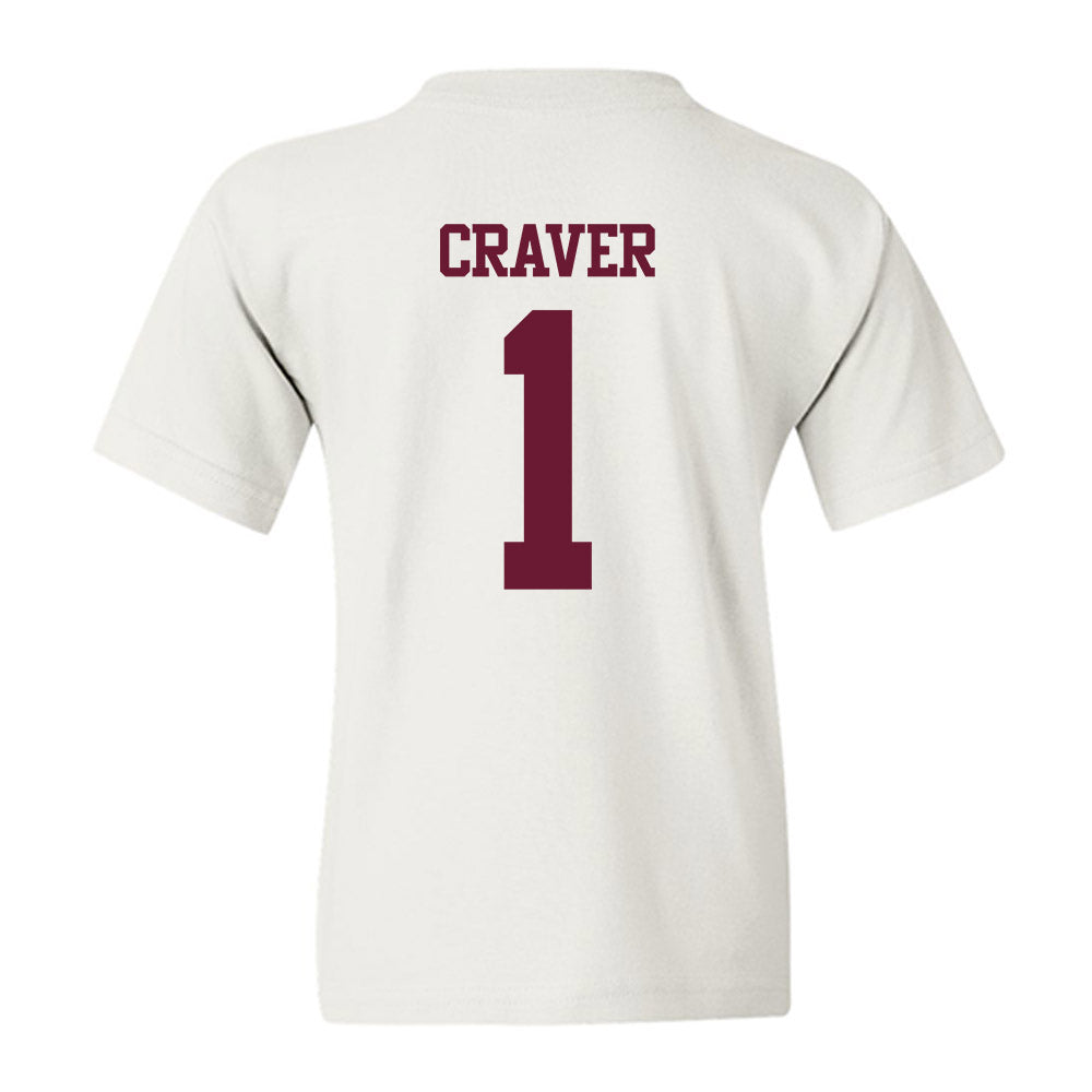 Texas A&M - NCAA Football : Mario Craver - Statement Shersey Youth T-Shirt-1