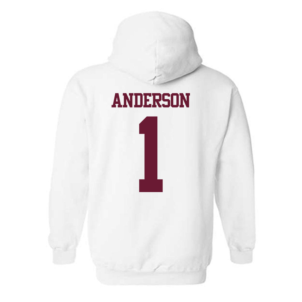 Texas A&M - NCAA Football : Bryce Anderson - Statement Shersey Hooded Sweatshirt-1