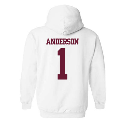 Texas A&M - NCAA Football : Bryce Anderson - Statement Shersey Hooded Sweatshirt-1