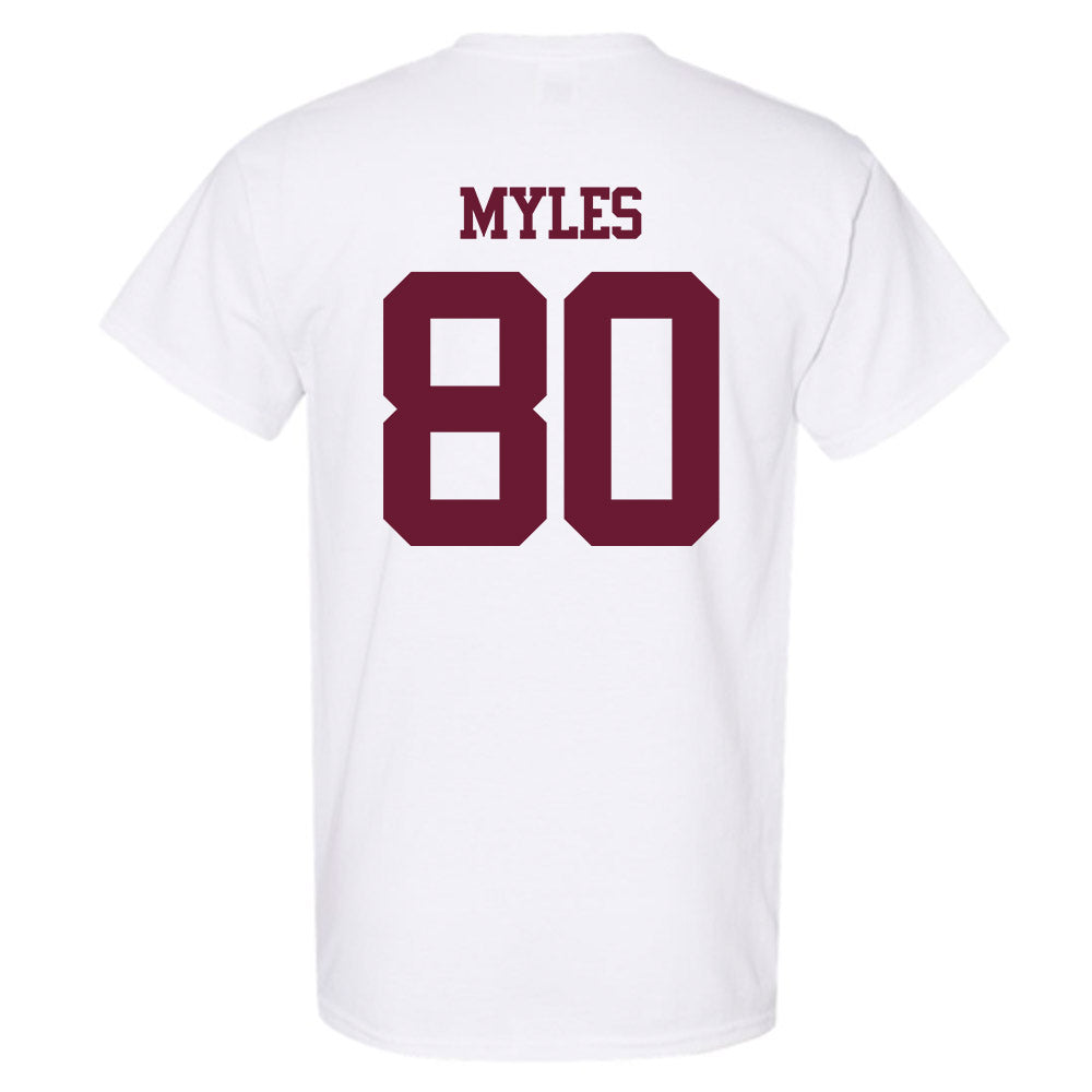 Texas A&M - NCAA Football : Jerome Myles - Statement Shersey T-Shirt-1