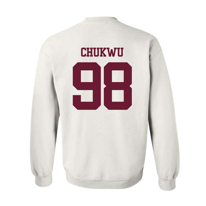 Texas A&M - NCAA Football : Jesse Chukwu - Statement Shersey Crewneck Sweatshirt-1
