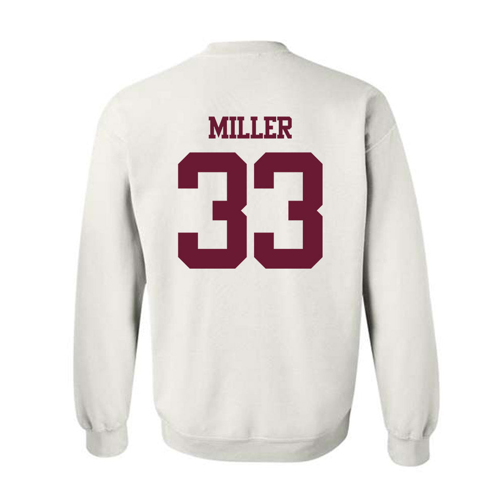 Texas A&M - NCAA Football : Storm Miller - Statement Shersey Crewneck Sweatshirt-1