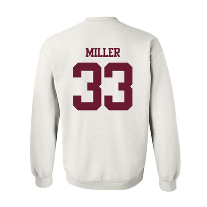 Texas A&M - NCAA Football : Storm Miller - Statement Shersey Crewneck Sweatshirt-1