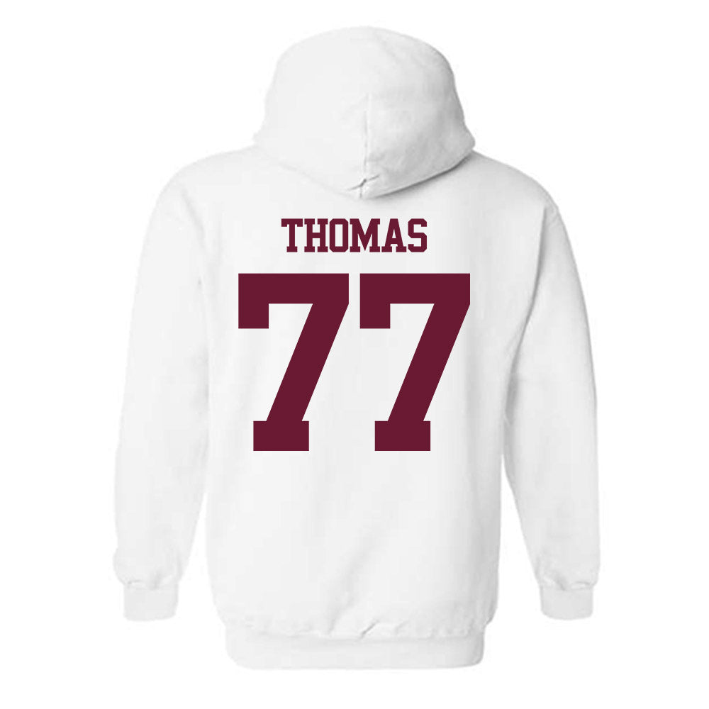 Texas A&M - NCAA Football : Tyler Thomas - Statement Shersey Hooded Sweatshirt-1