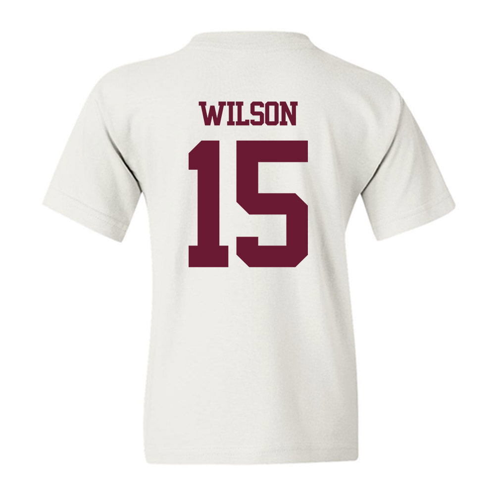 Texas A&M - NCAA Football : Tylan Wilson - Statement Shersey Youth T-Shirt-1