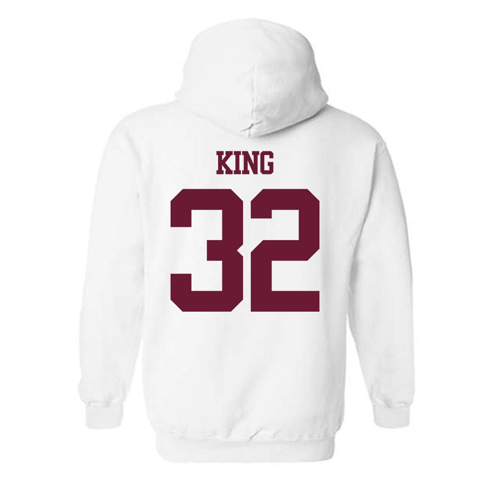 Texas A&M - NCAA Football : Taiyion King - Statement Shersey Hooded Sweatshirt-1