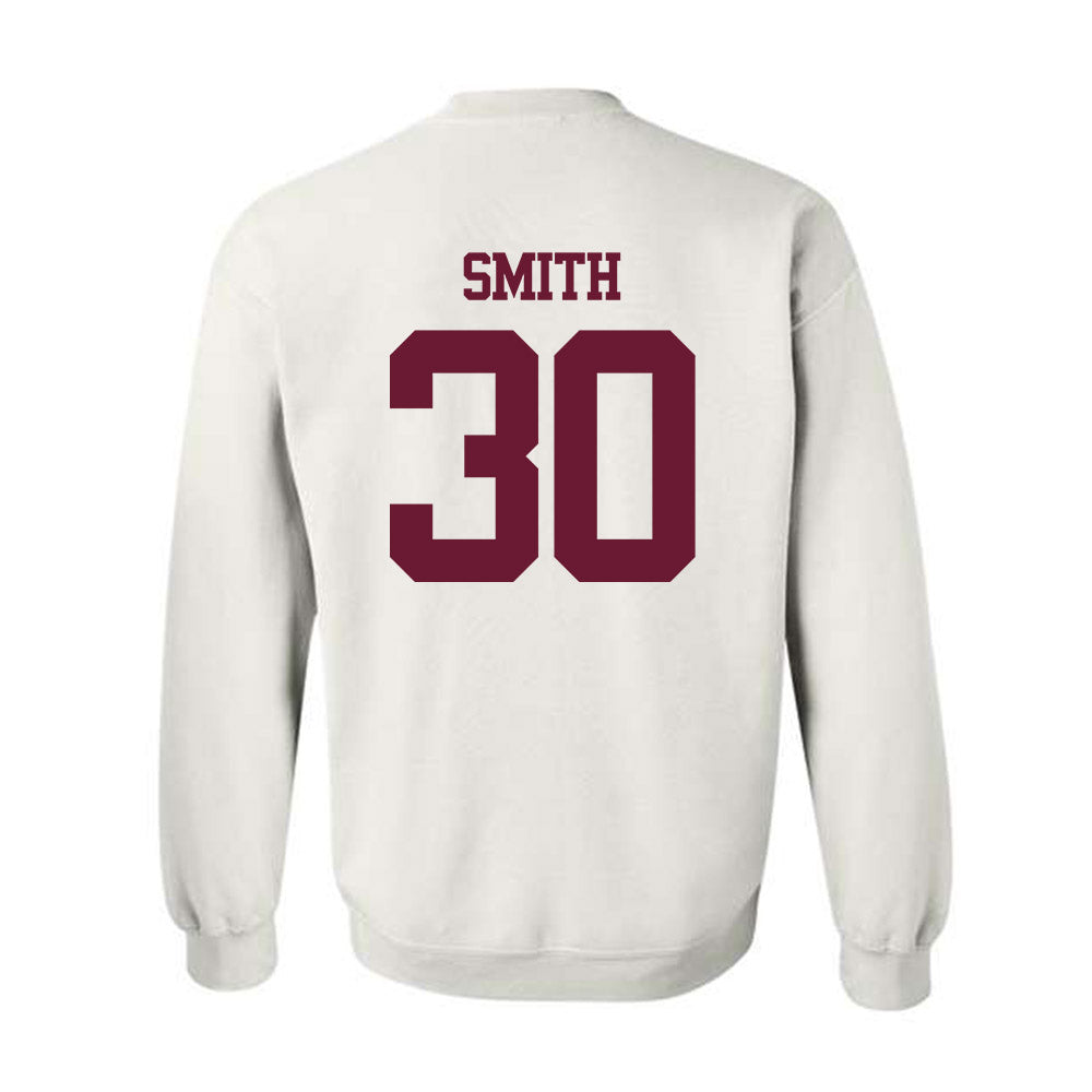 Texas A&M - NCAA Football : Tj Smith - Statement Shersey Crewneck Sweatshirt-1