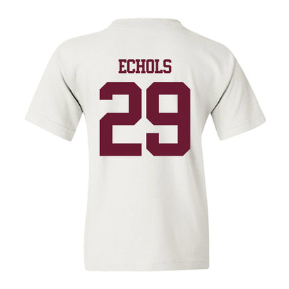 Texas A&M - NCAA Football : Justin Echols - Statement Shersey Youth T-Shirt-1