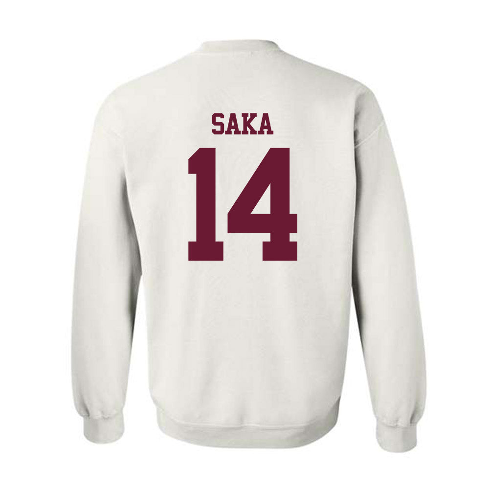 Texas A&M - NCAA Football : Anto Saka - Statement Shersey Crewneck Sweatshirt-1