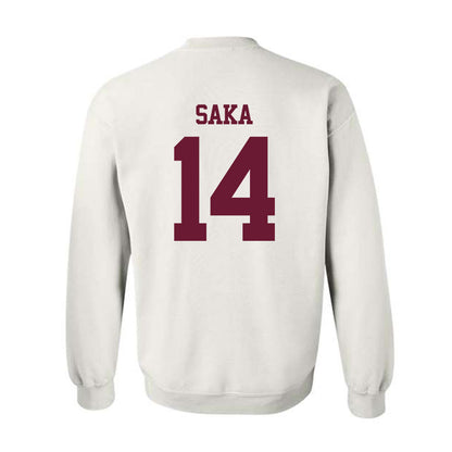 Texas A&M - NCAA Football : Anto Saka - Statement Shersey Crewneck Sweatshirt-1