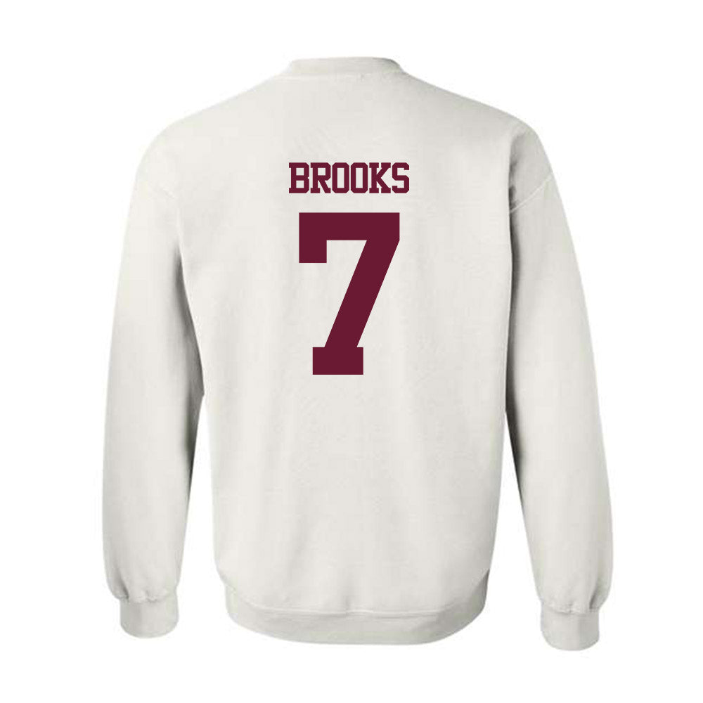 Texas A&M - NCAA Football : Dalton Brooks - Statement Shersey Crewneck Sweatshirt-1
