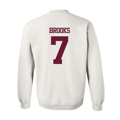 Texas A&M - NCAA Football : Dalton Brooks - Statement Shersey Crewneck Sweatshirt-1
