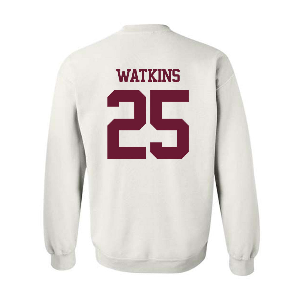 Texas A&M - NCAA Football : Tamarion Watkins - Statement Shersey Crewneck Sweatshirt-1