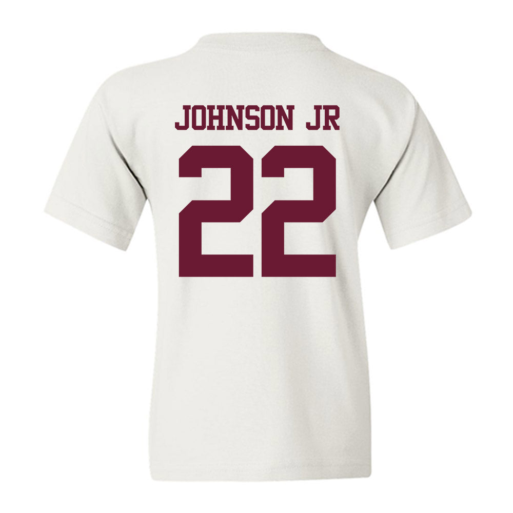 Texas A&M - NCAA Football : Rashad "Tom Tom" Johnson Jr - Statement Shersey Youth T-Shirt-1