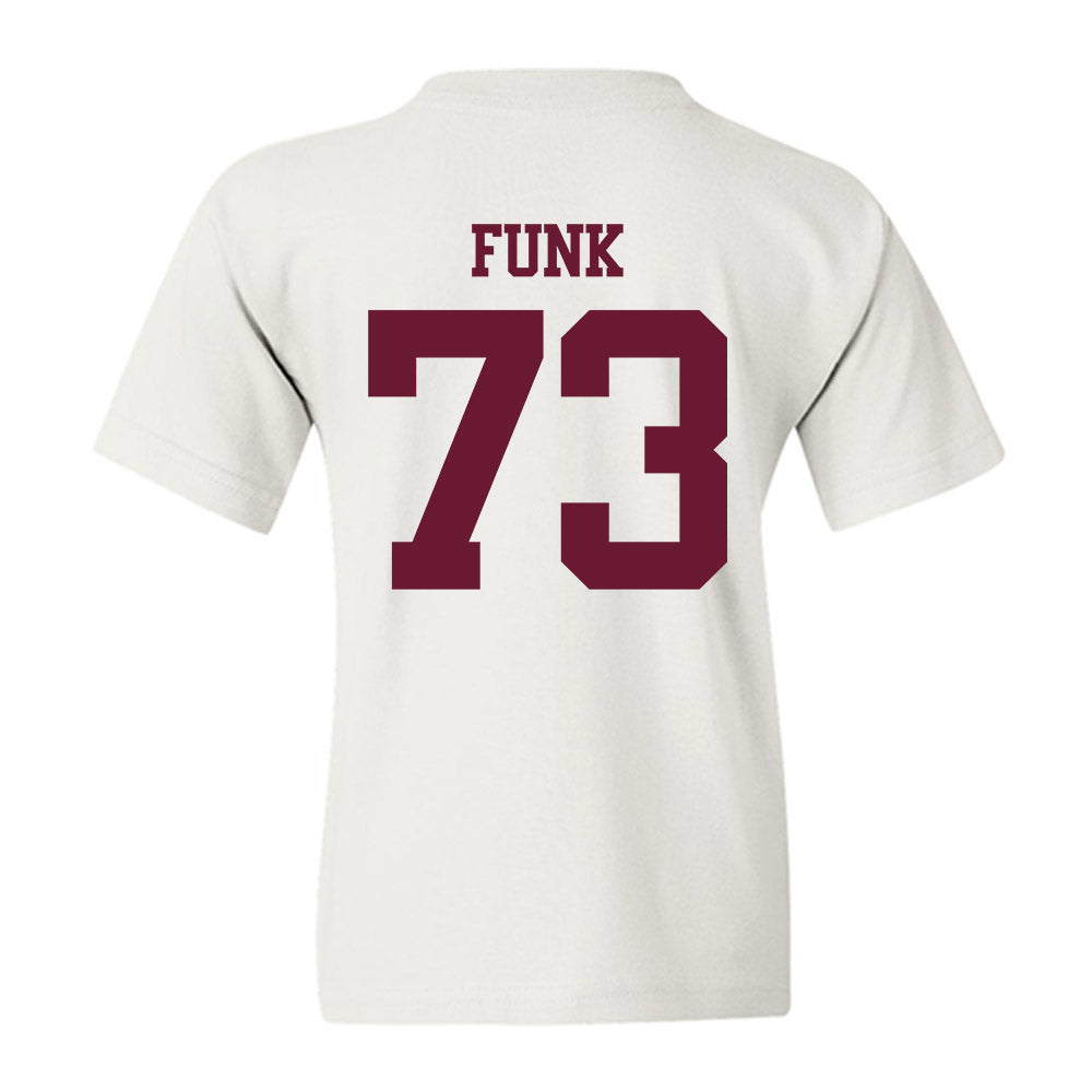 Texas A&M - NCAA Football : Ashton Funk - Statement Shersey Youth T-Shirt-1