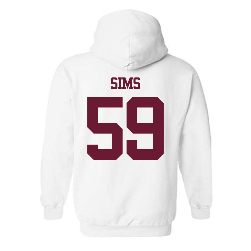 Texas A&M - NCAA Football : Chace Sims - Statement Shersey Hooded Sweatshirt-1