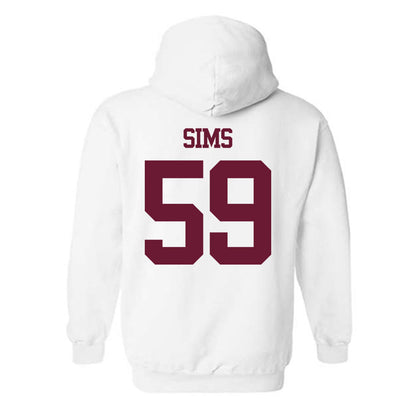 Texas A&M - NCAA Football : Chace Sims - Statement Shersey Hooded Sweatshirt-1