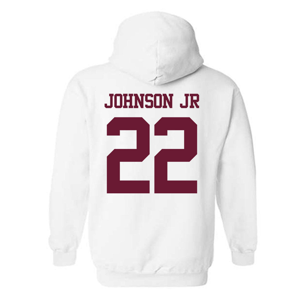 Texas A&M - NCAA Football : Rashad "Tom Tom" Johnson Jr - Statement Shersey Hooded Sweatshirt-1