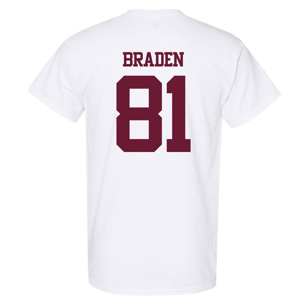 Texas A&M - NCAA Football : Luke Braden - Statement Shersey T-Shirt-1