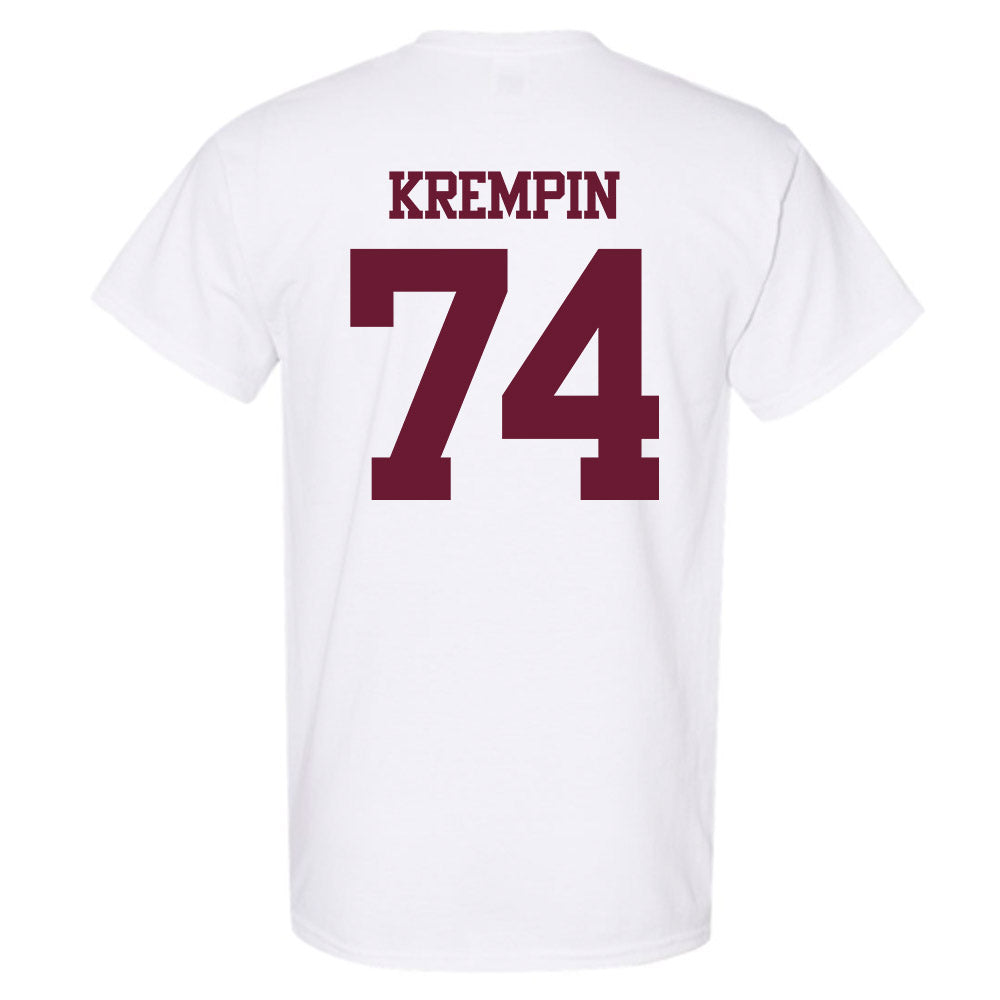 Texas A&M - NCAA Football : Zaden Krempin - Statement Shersey T-Shirt-1