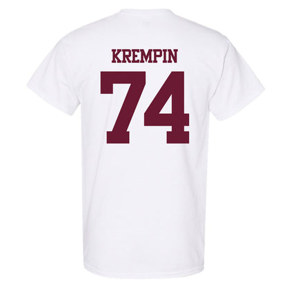 Texas A&M - NCAA Football : Zaden Krempin - Statement Shersey T-Shirt-1
