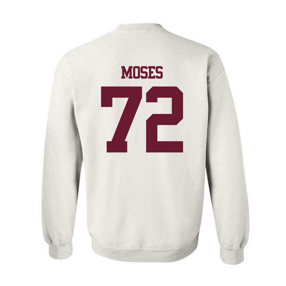 Texas A&M - NCAA Football : Joshua Moses - Statement Shersey Crewneck Sweatshirt-1